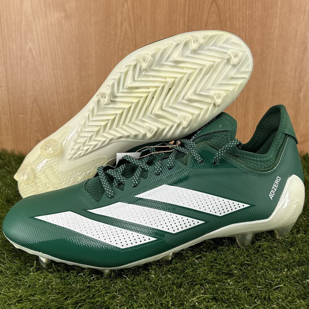 adidas Adizero Electric.1 Team Dark Green Football Cleats IF1916 Men's Size 14